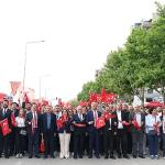 Nilüfer'de binler Cumhuriyet için yürüdü