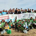 Adıyaman’da Yeşil Vatan Seferberliği: 10 Bin 500 Fidan Toprakla Buluştu