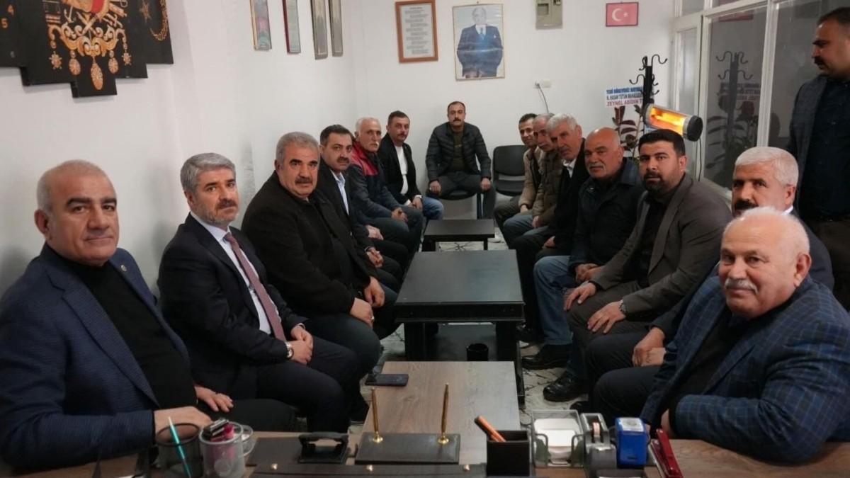 Özhan, Besni’de Siyasi Parti ve STK başkanlarını ziyaret etti
