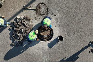 ASAT'tan kanalizasyon hattı temizliği ve kapak düzenleme çalışması