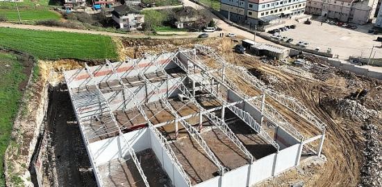 Kandıra Fındık Deposu'nda yapısal imalatlar tamam