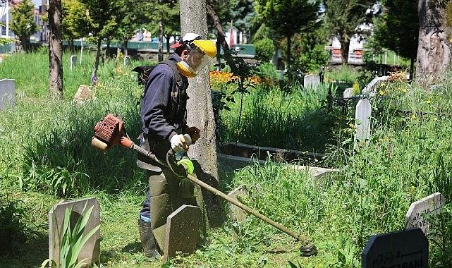 Kartepe'de Yeşil Alanlar Bayrama Hazırlanıyor