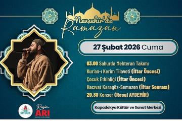 Ramazan Etkinliklerinde Resul Aydemir Sahne Alacak