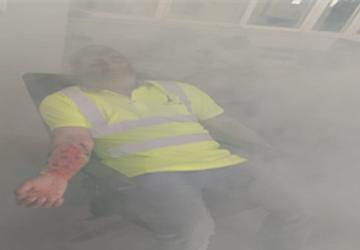 Konak Tünelleri'nde gerçeğini aratmayan deprem ve yangın tatbikatı