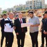 Vali Küçük, İndere’de yapımı süren kütüphane projesini inceledi