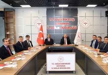 Vali Abdullah Küçük’ten İl Sağlık Müdürlüğü’ne ziyaret