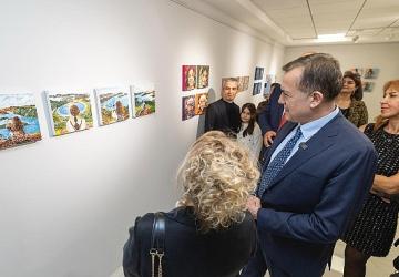 Mini Paint-4 Resim Sergisi, Yenişehir'de açıldı