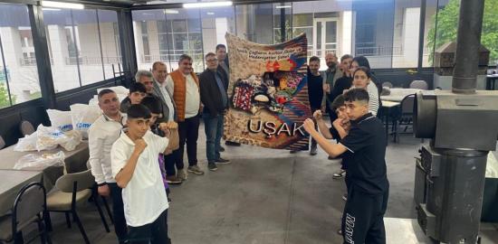 Uşak’ta Besnili sporculara sıcak karşılama - Videolu Haber