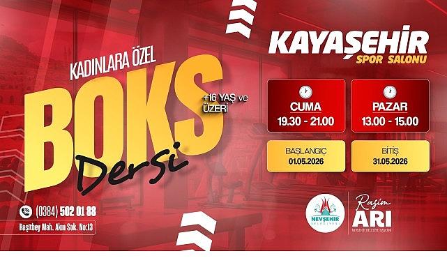 Nevşehir'de Kadınlara Özel Boks Dersleri Başlıyor