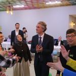 Bayrampaşa'da engel tanımayan doğum günü sevinci