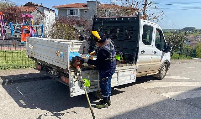 Kandıra'da Ot Biçme ve İlaçlama Seferberliği