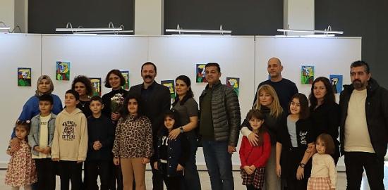 Maltepeli küçük ressamların sergisi açıldı