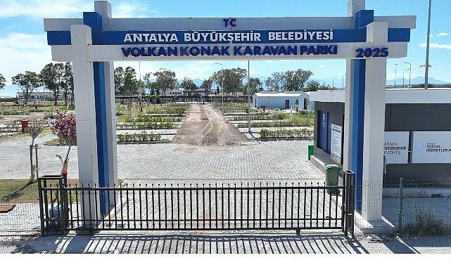 Büyükşehir Belediyesi'nden Lara'ya yeni karavan parkı