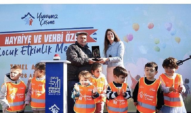 Çeşme Belediyesi, Alaçatı'da çocuklar için yeni bir yaşam alanının temelini attı