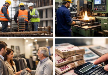 Ücret ve Maaş Endeksi Yüzde 36,5 Arttı!