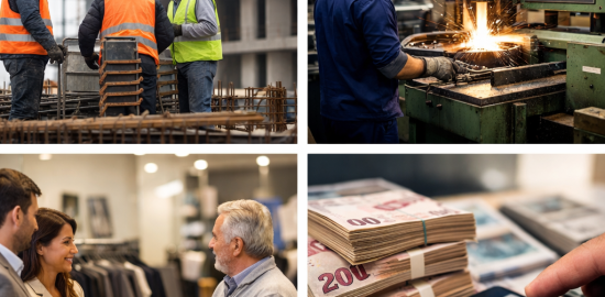 Ücret ve Maaş Endeksi Yüzde 36,5 Arttı!