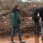 Tut ilçesinde heyelan: İki ev boşaltıldı, DSİ bölgede inceleme başlattı