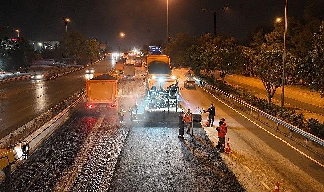 Büyükşehir'den İller Bankası Kavşağı'na sıcak asfalt 