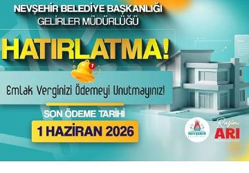 Hatırlatma; Verginizi Ödemeyi Unutmayın!