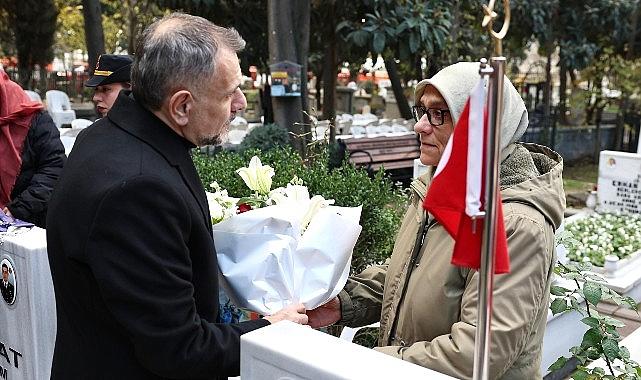 Başkan Vekili Akın, şehit Esma Çevik'i unutmadı