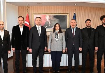 Başkan Çerçioğlu'na Gençlik ve Spor Bakan Yardımcısı Dr. Enes Eminoğlu'ndan Ziyaret