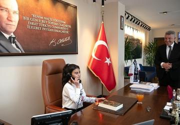 23 Nisan Coşkusu Güzelbahçe'de Dolu Dolu Yaşandı