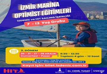 İzmir Marina, kış boyunca yelken tutkunlarını ağırlıyor