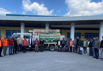 Büyükşehir'in arı kovanı destekleri devam ediyor