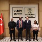 Güney Afrika Yerel Yönetimler Birliği Başkanı Stofile, Başkan Altay'ı Ziyaret Etti