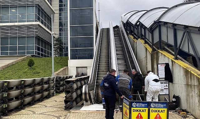 Yürüyen merdivenler saat gibi işliyor