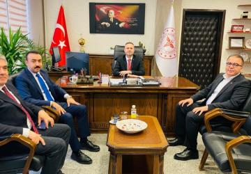 Çelikhan Kaymakamı ve Samsat Belediye Başkanı Hastane Ziyareti