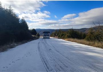 Kar savaşçıları yollarda