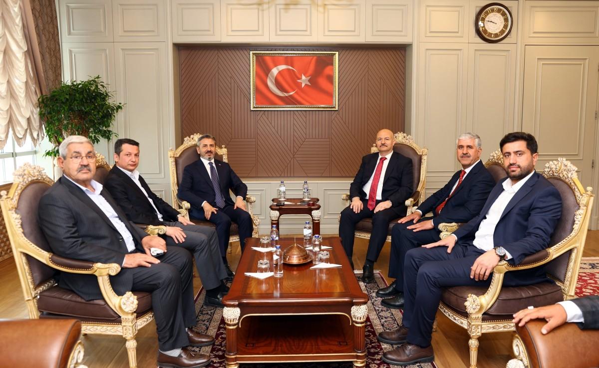 Bakan Yardımcısı Ahmet Aydın’dan Vali Abdullah Küçük’e hayırlı olsun ziyareti
