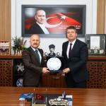 Aydın Valiliğine atanan Osman Varol’dan Adıyaman Belediyesine veda ziyareti