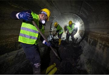 Ana kuşaklama hattında temizlik harekatı