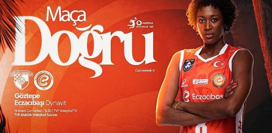 Eczacıbaşı Dynavit, Göztepe deplasmanı hazırlıklarını tamamladı