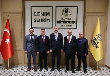 Başkan Altay Şeb-i Arus Törenleri İçin Konya'ya Gelen Uluslararası Heyetleri Ağırlıyor