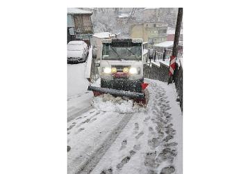 Osmangazi'nin Yüksek Kesimlerinde Kar Mesaisi