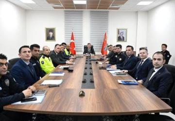 Adıyaman İl Emniyet Müdürlüğü Haftalık Değerlendirme Toplantısı gerçekleştirildi