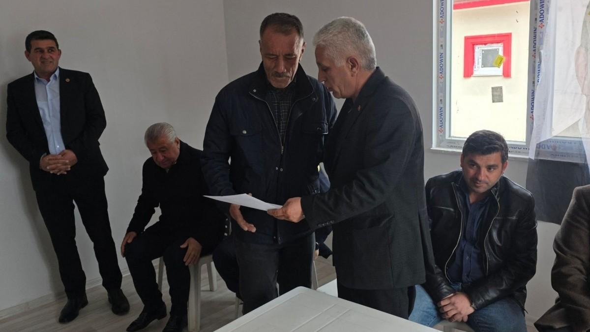 Gölbaşı’nda deprem konutlarının anahtar teslim töreni gerçekleştirildi