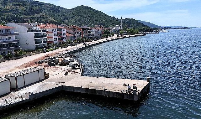 Ulaşlı'daki dalga kırıcı set, taşkın riskini önleyecek
