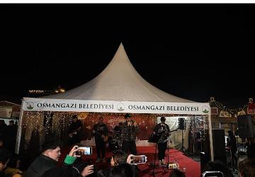 Osmangazi'de Çizik Grubu Festivale Renk Kattı