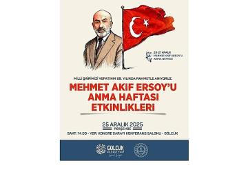 Milli Şair Vefatının 89. Yılında Gölcük'te Anılacak