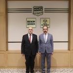Filistin'in Ankara Büyükelçisi Ebu Ceyş Başkan Altay'ı Ziyaret Etti