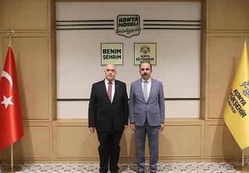 Filistin'in Ankara Büyükelçisi Ebu Ceyş Başkan Altay'ı Ziyaret Etti