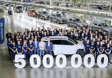 Hyundai Çek Fabrikasında 5 Milyonuncu Araç Üretildi.