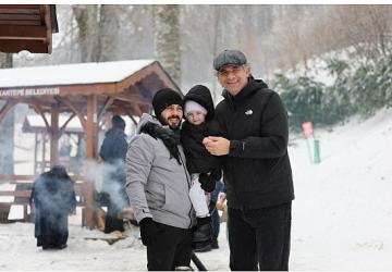 Kartepe Belediyesi Mesire Alanı Kışın da Ziyaretçilerin Gözdesi