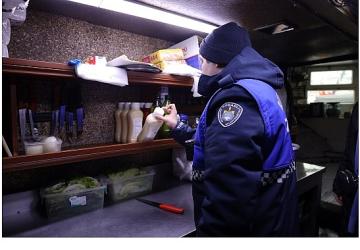 Zabıtadan balıkçı teknelerine yılbaşı denetimi