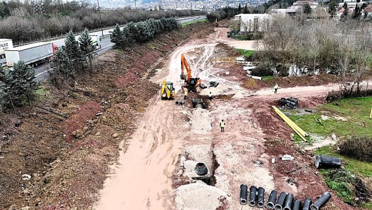 Alikahya TEM Bağlantı Yolu'nda çalışmalar tam gaz