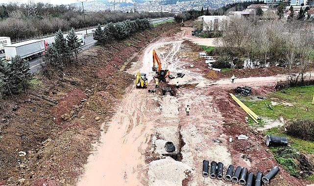 Alikahya TEM Bağlantı Yolu'nda çalışmalar tam gaz